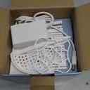 Ultrasonic Retainer Cleaner Machine, 45kHz 200ML Dental Cleaning Pod with 4 Wash Modes, Digital Timer for Denture Cleaner, Aligners, Mouth Guards, Braces, Jewelry & Toothbrush Heads (White) (Standard with 2 Interaction Ports, White_popular Version)