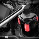 Toolwiz Universal Oil Filter Wrench 3 Jaw Adjustable Oil Filter Removal Tool One Way Change Tool Removing from 2-3/8'' to 3-7/8'' 60mm - 98mm