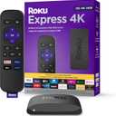 Roku Express 4K 2022 | Streaming Media Player HD/4K/HDR with Smooth Wireless Streaming and Roku Simple Remote with TV Controls, Includes Premium HDMI Cable