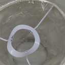 Yarra-Decor Bedside Table Lamp with USB Port - Touch Control for Bedroom Wood 3 Way Dimmable Nightstand Lamp with Round Flaxen Fabric Shade for Living Room, Dorm, Home Office (LED Bulb Included)