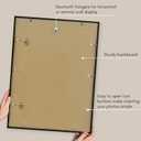 Americanflat 20x26 Picture Frame with Polished Plexiglass - Use as 11x14 Frame with Mat or Display 20x26 Photo Without Mat - Streamline Collection - Thin Border Picture Frames for Wall - Black