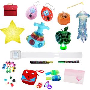 Christmas Children Best Ideas Gifts Set Wrapping Tote Bags Reusable,Medium Size for 4 5 6 7 8 9 Year Old Girl&Boy Kids,36 Pcs Small Suitable for Classmates Gatherings Birthday&Christmas