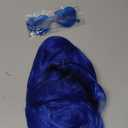 Wig and Sunglasses 12 Inch Short Bob Wigs with Bangs for Women Costume Cosplay Party (Blue)