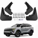 Mud Flaps for Kia Sportage 2023 2024 2025 2026, No Drill Front & Rear Splash Guards Custom Fit for LX EX SX Prestige X-Line X-Pro Hybrid, OEM Style Heavy Duty Thermoplastic Black Mud Guards