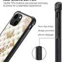 ZHEGAILIAN for iPhone 14 Case, Military-Grade Protection, All-Around Shockproof Corners, Anti-Scratch Phone Case for iPhone 14 - Diamond Butterfly