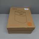 JOYBOS Bathroom Trash Can with Lid, 3.8 Gallon Slim Garbage Can, Small Plastic Trash Bin, Narrow Motion Sensor Trash Can for Bedroom, Rv, Office White