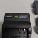 Wasabi Power Battery (2-Pack) and Charger for Leica BP-DC4, C-Lux 1, D-Lux 2, D-Lux 3, D-Lux 4