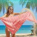 Antfuny Turkish Beach Towels Vacation Essentials Pool Towel for Women Birthday, Teacher Appreciation Thank You Gifts, Mother's Day Bridesmaid Bride Girlfriend Friendship Sister 40th Retirement Gift, 72 x 36 inch