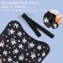 Adult Bibs-3 Pcs Washable Clothing Protector with Upgraded Crumb Catcher