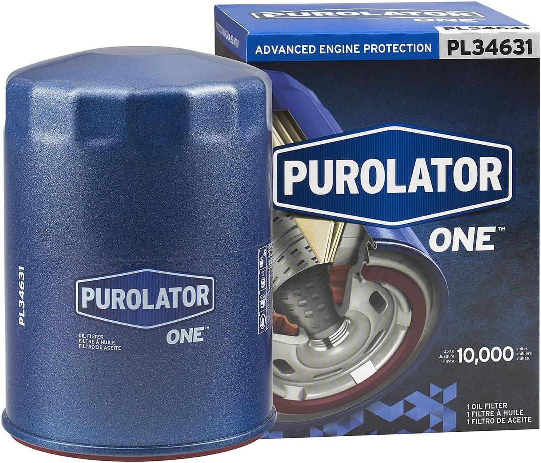 Purolator PL34631 PurolatorONE Advanced Engine Protection Spin On Oil Filter Compatible With Chevrolet C1500, Tahoe, C10, C2500, C3500, Express 3500, K10, K3500, C1500 Suburban, GMC C1500 and Yukon