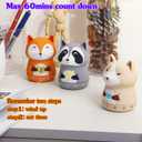 Mechanical Kitchen Timer, Cute Animal Wind Up 60 Minutes Manual Countdown for Kids, Classroom, Home, Study and Cooking (Orange Fox)