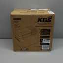 KBS Pro Stainless Steel Bread Machine, 2LB 17-in-1 Programmable XL Bread Maker with Fruit Nut Dispenser, Nonstick Ceramic Pan& Digital Touch Panel, 3 Loaf Sizes 3 Crust Colors, Reserve& Keep Warm Set