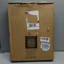 Mayfair Cassel Slow Close Toilet Seat, Easy Clean, Non Slip Premium Wood Seat, Easy Install, Made in USA, Round, Bone