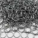 500pcs 12mm Stainless Steel Jump Rings Connector Rings for DIY Craft Jewelry Making Necklaces Bracelet Earrings Keychains