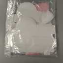 Ctosree 12 Set Heart Shaped Flower Boxes with Ribbon Bow DIY Valentine Day Flower Gift Bags Personalized Floral Packaging Bags for Bridal Shower Anniversary Valentine Day Party Supplies (White)