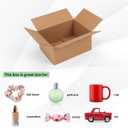 Rempry 30 Pack 8x6x4 Shipping Boxes Brown, Small Corrugated Cardboard Box for Mailing, Packaging Small Business, Kraft Mailer Gift Boxes