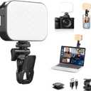 Ulanzi VL100X Selfie Light, Clip LED Light Panel for Phone/Laptop/Tablet/Computer, Bi-Color Portable Clip Camera Light with Dimmable 2500-6500K with 2000mAh Battery for Video Conference/Picture