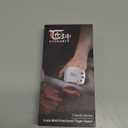 Finger Guards for Cutting Food, Protects Womens Fingers and Nails, Ideal Gift for Her, Mom or Wife, 2 Stainless Steel Finger Protectors with Herb Stripper, Adjustable Size (Silver)