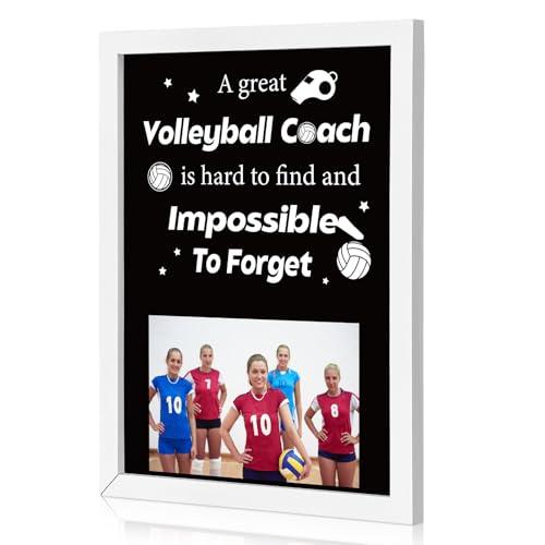 Vercraft Volleyball Coach Gift Volleyball Coach Photo Frame for Women Men Birthday Graduation Retirement Thank You Gift 4 x 6