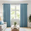 Wrap Around Curtain Rod Black, Adjustable Blackout Curtain Rods for Windows 48 to 84 Inch, 1" Heavy Duty Room Darkening Drapery Rod, Easy Install and Removal