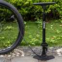 CXWXC Bike Floor Pump with Digital Gauge 140 PSI Bicycle Tire Pump fits Presta & Schrader Valve Portable Bike Air Pump with Large Display for Easy to Read