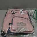 Taygeer 18 x 14 x 8 Inches Personal Item Bag, Travel Personal Item Bag with Water Bottle Pocket & Shoe Pouch, TSA Approved Under Seat Carry on Backpack Fits 15.6 inch Laptop for Women Airplanes, Pink