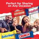 Assorted Butterfinger, Crunch, Baby Ruth, and 100 Grand Fun Size Chocolates, 60 count Party Pack, 37.2 oz (EXP 06/03/26)