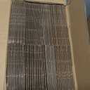 Calenzana 6x6x6 Inches Shipping Boxes Set of 40, White Corrugated Cardboard Box for Packing Mailing Small Business