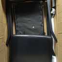 Garvee Bar Stools Set of 2, 24.6 Inch Counter Height Bar Stools, Black
