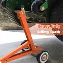 Lawn Mower Lift, 800 Lbs Weight Capacity, Stable Mower Lift Jack for Zero Turn Lawn Mower, Riding Lawn Mower and More, Orange