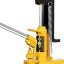 YELLOW JACKET Toe Jack 2.5 Ton Toe/ 5 Ton Top Capacity Hydraulic Machine Jack Lift,Air Hydraulic Claw Jack for Car Repair,Machinery,Industry Equipment