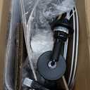 Touch Lamp for Living Room Bedroom, 21" Table Lamps Set of 2 with USB C+A Ports, Touch Bedside Lamps for Nightstand with 3 Way Dimmable, 2 LED Bulbs Included, Black