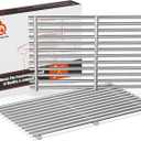 7637 9MM Grill Parts for Weber Spirit E210, E220, S210, S215, Spirit 200 & GS4 Spirit II E210, Spirit II E220 Series with Front-Mounted Control, 17.5'' SUS304 Stainless Steel Grates for Weber 7637