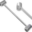 Door Hinge Adjustment Tool, 14-19mm Double Head Heavy Duty Door Hinges Repair Gap Adjusting Wrench Tool for Residential Fire Security Cleanroom Doors (1 PCS)