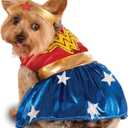 DC Comics: Wonder Woman Pet Costume for For Dogs or Cats by Rubies, Large (Large (Pack of 1))