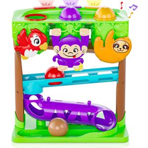 Move2Play, 30+ Jungle-Jammin Songs & Phrases | 30+ Fin-Tastic Songs & Phrases | Baby & Toddler Musical Toy | First Birthday Present for 1+ Year Old | Ages 6-24 Months | Boy & Girl