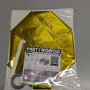 PartyWoo Metallic Gold Star Foil Balloons 6pcs Different Sizes Pack of 27 22 Inch Explosion Spike Mylar Balloons for Graduation Wedding Anniversary Bachelorette Engagement Birthday Party Decorations