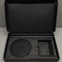 YUMORE Heavy Duty Toilet Paper Holder Stand, Extra-Weighted Base No Tipping, Stainless Steel Toilet Paper Stand, Free Standing Floor Tissue Roll Holder for Bathroom, Matte Black 200UP