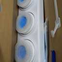 Wall Mounted Shower Back Scrubber, Electric Dry Brushing Body Bush with 3 Speed Adjustment and 3 Adjustable Levels, IPX7 Waterproof Shower Brush for Body with Intelligent Display Screen (three headed)