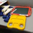 Kids Easel for Toddlers Age 2-4 Art Magnetic White Board & Chalkboard Double Side Adjustable Stand Drawing Writing Learning Educational Toy for 2 3 4 Year Boys Girl Birthday Gifts (Blue)