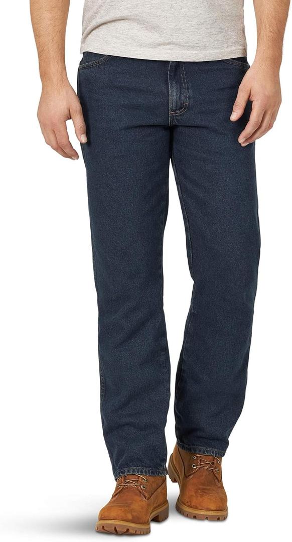 Rustler Men's Classic Relaxed Fit (35W x 30L, Dark Tint)