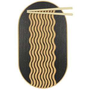 8x14 Noodles & Chopstick Wood Wall Art