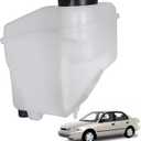 White Windshield Washer Fluid Reservoir 1.8L Replacement for 1998 1999 2000 2001 2002 Prizm Corolla 8531502030 85315-02030