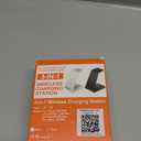 GEEKERA 3 in 1 Wireless Charging Station for Apple, Fast Wireless Charger Stand Dock for iPhone 17 16 15 14 13 12 11 Pro Max Plus XR XS X, Apple Watch Ultra/11/10/9/SE/8/7/6/5/4/3/2, AirPods Pro/4/3/2 (White)