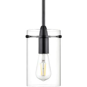 Black Pendant Lights Kitchen Island - Medium Clear Glass Pendant Light Fixture