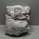 CozyLux Queen Comforter Set Light Grey - Bed in a Bag Queen Size 7 Pieces, Luxury Soft Bed Set for All Seasons, Bedding Set with Down Alternative Comforter, Sheets, Pillowcases & Shams