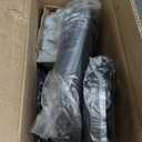 Black Square Swivel Stool with Wheel for Work SPA Shop Massage Height-Adjustable and Cost-Effective Rolling Stool Chair with Back