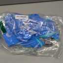 BMJL Women's High Waisted Bikini Sets Sporty Two Piece Swimsuits Color Block Cheeky High Cut Bathing Suits(M,Blue)