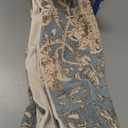 DKwizme Vintage Floral Print Throw Pillow Covers 18x18 Set of 2 Neutral Modern Farmhouse Pillowcases Accent Decorative Cushion Covers Boho Home Decor for Couch Sofa Chair Bed Living Room, Sky Blue