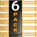 Adjustable Bamboo Drawer Dividers  SMALL SIZE, Expandable 1216 inch  Spring Loaded Drawer Organizer for Kitchen, Dresser, Bathroom, Bedroom, Desk  6-Pack